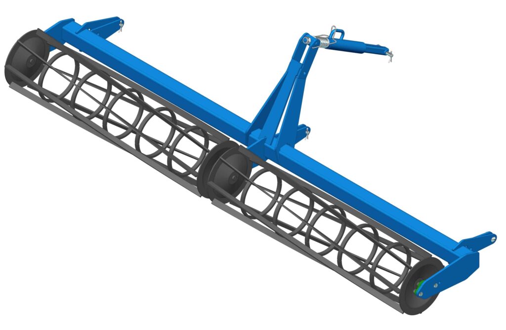 Simple rouleau 7 barres plates Ø320 - VIBROCULTEUR