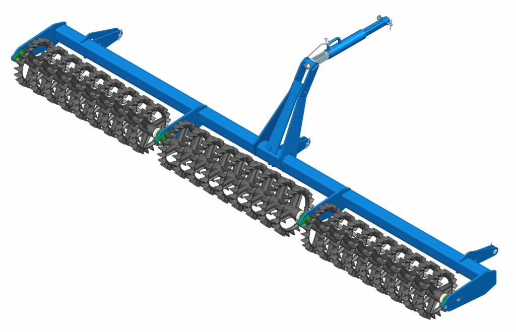 Simple rouleau croskillette fonte Ø290mm - VIBROCULTEUR