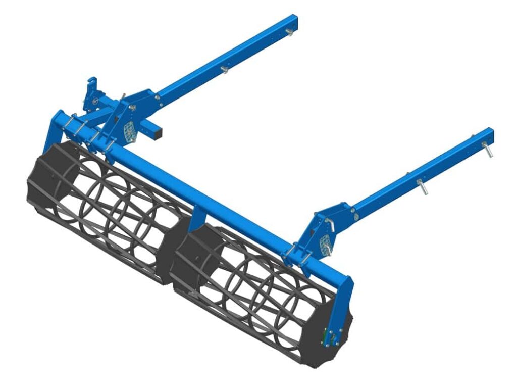 Simple rouleau 10 barres carré 25mm Ø600mm avec réglage mécanique - XENOS HD