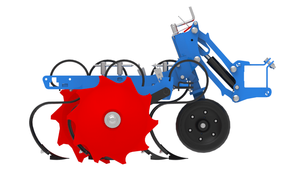 Relevage hydraulique-verticale-position haute