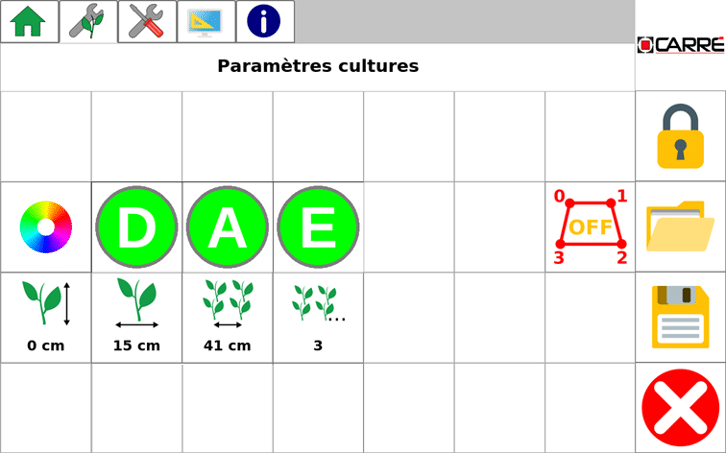 Interface de commande KIPLINE