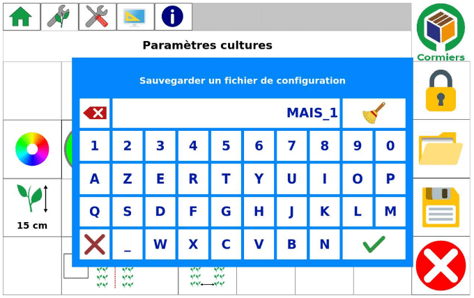 Interface de commande KIPLINE