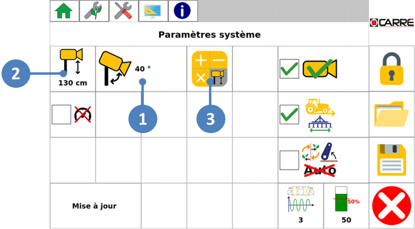Interface de commande KIPLINE