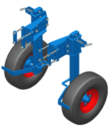 Roue de contrôle 10 plis lisse Ø535x168mm CULTI 4000