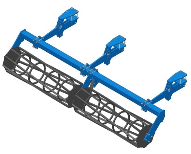 Rouleau barre CARRE 25mm Ø445 - CULTI 4000