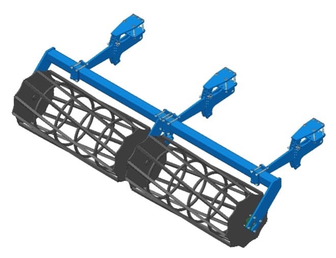 Rouleau barre carré 25mm Ø600- CULTI 4000