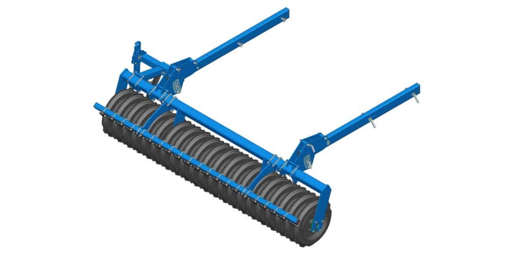 Simple rouleau disques alvéolés Ø600mm avec réglage mécanique
XENOS HD